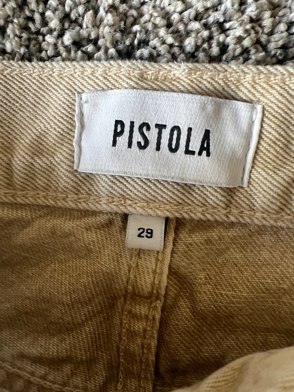 Pistola Lexi mid rise bowed straight - sand dollar - Picture 2 of 6